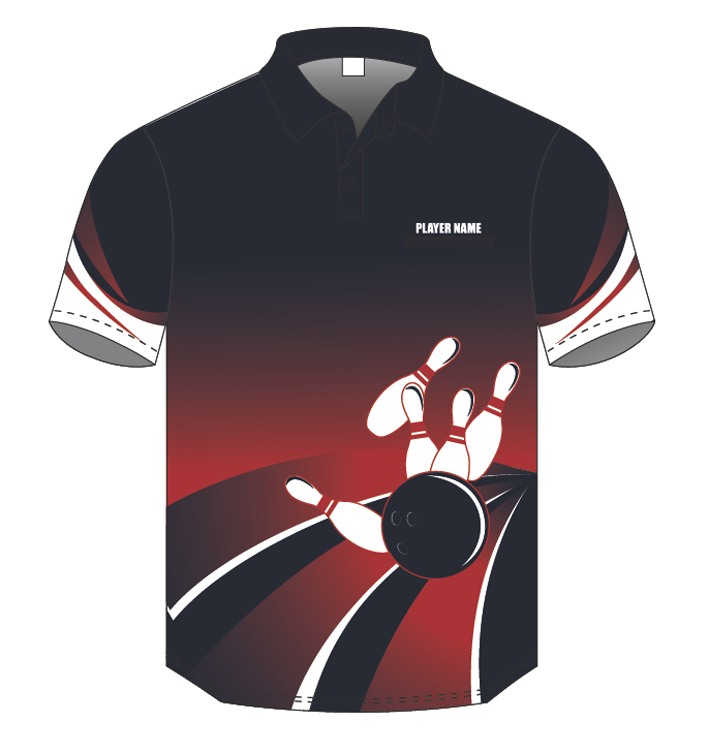 Bowling Shirt Design Template